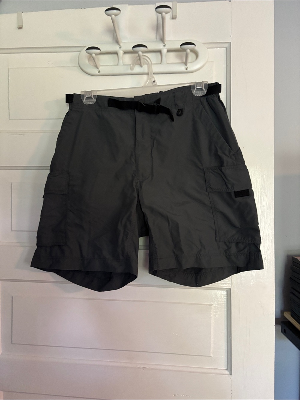 Women’s UPF 50 Cargo Performance Shorts - Charcoal Gray
